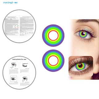 zuxinyi delicados lentes de contacto de belleza de color maquillaje lentes de contacto perfectos para niñas (1)