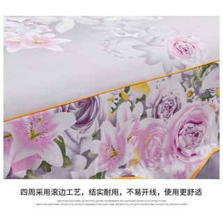 Warm Flowers individual/Queen/King Size sábana cama falda colcha (5)