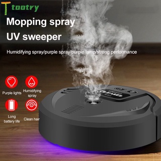t Auto Disinfection Smart Sweeping Robot Vacuum Cleaner Floor Suction Sweeper Mop tootry
