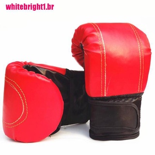 [wt] 1 Par De guantes De boxeo Para entrenamiento/Artes marciales/spasteles