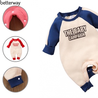 Betterway precioso mono de bebé Adorable impreso trajes de manga larga para niño