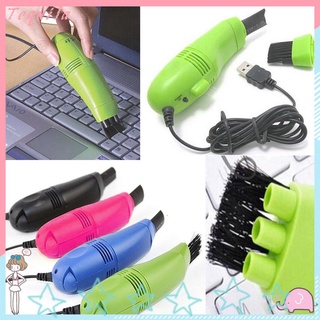 TEQUILA 6 colores Kit de limpieza de polvo de escritorio aspiradora USB teclado limpiador portátil PC