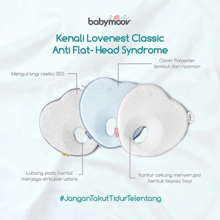 Babymoov Lovenest Original - almohada azul (Anti Peyang recién nacido)