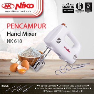 Niko mezclador de mano 5 velocidades/mezclador de mano NK-618