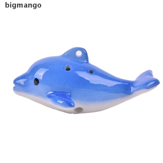 [bigmango] Mini instrumento profesional de 6 hoyos Ocarina CeramicFlute coleccionable (3)