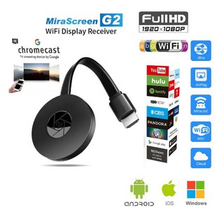 Mirascreen Chromecast G2 Miracast inalámbrico HDMI Dongle 1080P HD Youtube TV Stick espejo