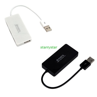 STAR 4-Port USB 2.0 Hub Splitter 4 Usb Interfaces 480Mb Portable for U Disk/ PC/Laptop Power Adapter Power Splitter Expander