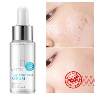 15ml ácido hialurónico suero facial anti-envejecimiento retráctil poro blanqueamiento hidratante piel esencia cara q1e0