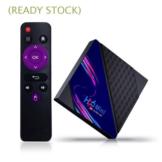 (Listo STOCK) 1080P Set Top Box 1G/8G H96 Mini TV Smart 3D V8 RK3328 Android 10.0 Reproductor multimedia 2.4G WiFi Media Player