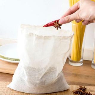 bolsas de filtro de té reutilizables medicina especias filtro bolsa de sopa bolsas de cocina cordón colador (5)