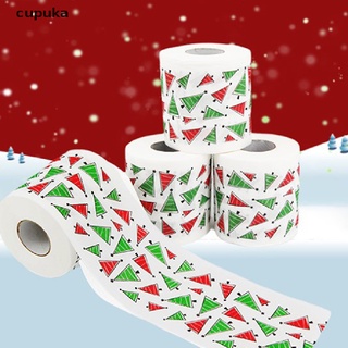 cupuka navidad rollo de papel higiénico casa santa claus baño inodoro rollo de pañuelos navidad mx