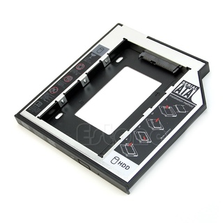 CLEA Universal 1PC 9.5mm SATA 2nd HDD SSD Hard Drive Caddy For CD DVD-ROM Optical Bay (4)