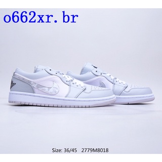 Listo Stock 2021 Nuevo Llegada Nike Air Jordan 1 Bajo Hombres Mujeres Zapatos De Baloncesto Talla 36-45