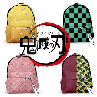 theodora chica bolsa de lona japonesa bolsas de la escuela anime demon slayer mochila estilo universitario demon slayer notebook bolsa de dibujos animados niño cosplay bolsa de viaje (5)