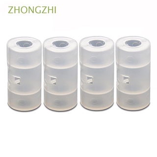 ZHONGZHI Durable Battery Adapter Case 6pcs Battery Switcher Battery Converter AA To C Size Batteries Holder Household Batteries Box Battery Shell High Quality Battery Conversion Box/Multicolor