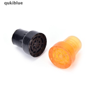 qukiblue - juego de muletas calientes (19 mm), diseño de pies de goma, cabeza de plástico mx