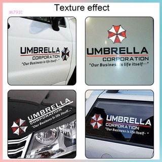Car Stickers Resident Evil Umbrella Corporation Creative Sticker Waterproof