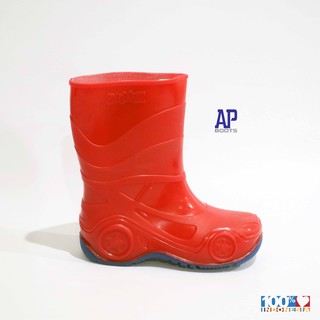 AP BOOTS Ap GRANDPRIX 17.0-19.0 azul/rojo - botas de goma para niños zapatos - botas AP