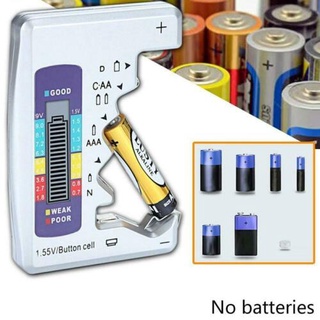 Comprobador de batería Lcd Digital Universal comprobador C d n U Aa botón celda Aaa S 1.5V I2X7 (3)