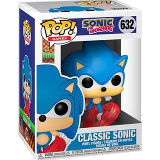 Funko Pop! Games Classic Sonic - Sonic The Hedgehog - #632 - Original
