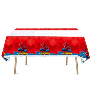 Spiderman Superhéroe Fiesta Decoraciones De Cumpleaños Favores Regalos Mantel Cupcake Toppers Para Niño Decoración (2)