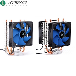 [Lawrence] X200 CPU Enfriador Radiador 2 Heatpipe 3Pin 2000RPM Ventilador De Refrigeración Para Intel 1155