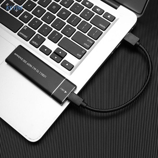 KEYIM Aluminum USB 3.1 Type-C to M.2 NGFF SSD Case Laptop PC 6Gbps External Hard Drive Disk Mobile External Enclosure Case