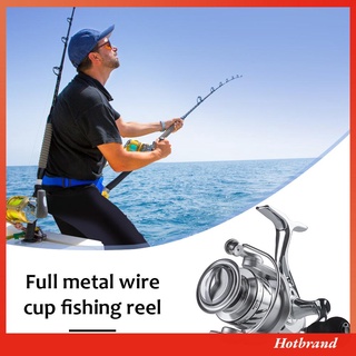 Carrete de pesca giratorio carrete fijo carretes todos Metal caña de mar equipo de pesca accesorio