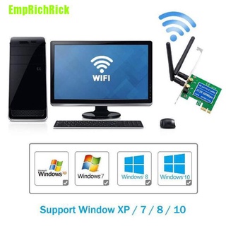 [EmpRichRick] Tp-link Tl-Wn881Nd tarjeta Pci Express inalámbrica de 300Mbps, adaptador de red Wifi Pcie