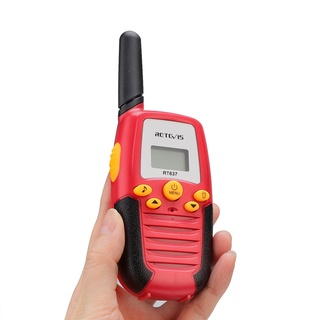 by 2pcs retevis rt37 niños walkie talkie multifuncional buen rendimiento rojo 0.5w de mano mini frs inalámbrico de dos vías radio para regalo de cumpleaños (7)