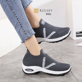 (calcetines Gratis) Kelsey mujer zapatillas de deporte zapatos/zapatos de trabajo para adolescentes a adultos B7011