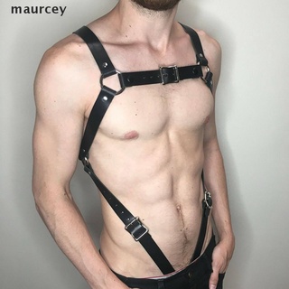 maurcey - cinturones de arnés de cuero para hombre, tirantes, tirantes, armadura, disfraces mx