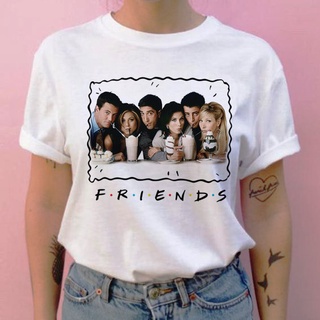Friend Tv Show T Harajuku Cartoon Tee Vintage impresión Streetwear camiseta