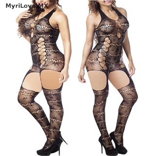 [new] Sexy Women Bodysuit Body Stocking Lingerie Fishnet Babydoll Nightwear Sleepwear [MyriLove]