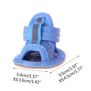lucky Casual Anti-Slip Small Dog Shoes Pet Shoes Summer Breathable Soft Mesh Sandals (6)