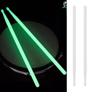 jazz baquetas etapa brillan en oscuro tambor accesorios verde (2)