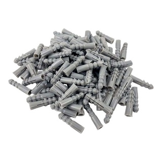 100 Taquetes Plástico 1/4 Pared Concreto Tarugos Bolsa (1)