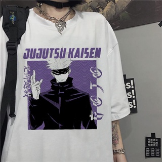 [Entrega rápida]Harajuku Anime hombres camiseta Jujutsu Kaisen Yuji Itadori impreso Unisex manga corta camiseta Casual camiseta masculina Streetwear Tops