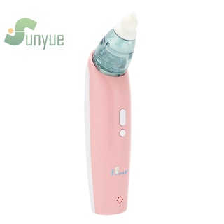 * *aspirador Nasal bebé eléctrico limpiador de nariz seguro higiénico dispositivo de moco (rosa) -