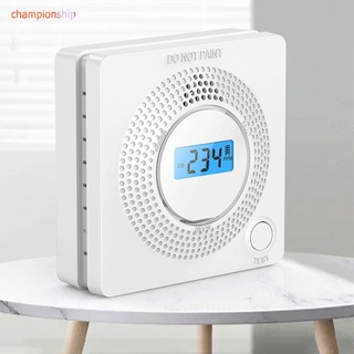 [listo] wifi monóxido de carbono detector hogar alarma de gas tuya smart app batería alimentado co detección de alarma campeonato