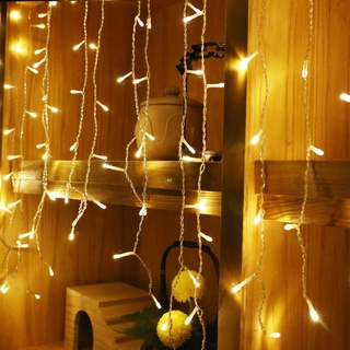 4 metros 96 luces de navidad cadena de luces 220veu cortina de luces