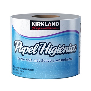 Rollo de papel higienico kirkland signature 425 hojas dobles grandes resistente suave y absorbente calidad premium