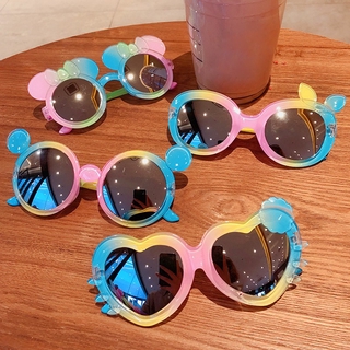Perfecto Niños Niña Gafas De Sol Sombras Brillantes Lentes UV400 Protección Elegante Bebé Marco Al Aire Libre
