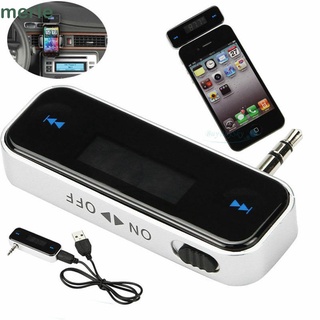 MERLE Mini Transmisor inalámbrico Carga USB Reproducir MP3 Transmisor FM para auriculares Batería integrada Portátil Kit de coche AUX de 3,5 mm Durable Reproductor de música