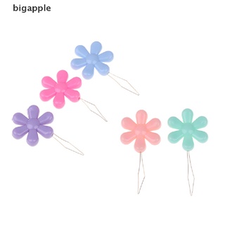 [bigapple] 10 pzs enhebrador de agujas con forma de flor/herramienta de puntada/herramienta de puntada en forma de flor/