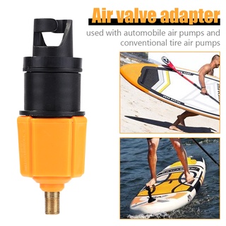mejor adaptador de válvula de aire kayak remo barco inflable bomba adaptador para tablero sup