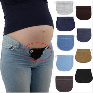 [woyao1] Cintura Elástica Ajustable Para Maternidad Embarazo Cinturón Extensor De [Nuevo]