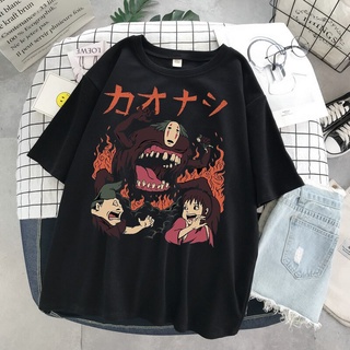 Totoro Studio Ghibli Harajuku Kawaii T Ullzang Miyazaki Hayao camiseta divertida de dibujos animados camiseta lindo Anime Tee tops
