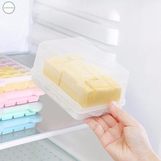 gorg~kitchen - caja de almacenamiento de mantequilla transparente para cocina (alta calidad) (7)