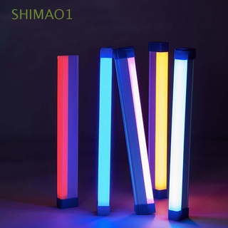 SHIMAO1 Portátil Luz de relleno LED Lámpara RGB Varita de luz para video Luz LED de mano Transmisión en vivo Alimentado por USB Dormitorio Luz de flash Recargable Luces de ambiente Lámpara colorida para selfies